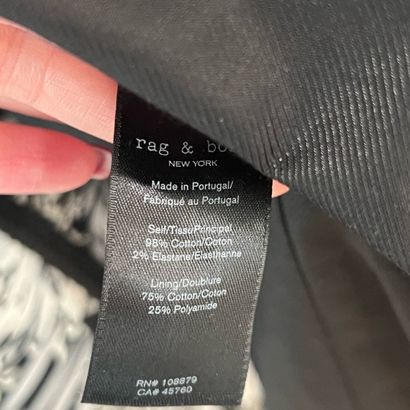 Rag & Bone purple velvet jacket - Picture 3 of 6